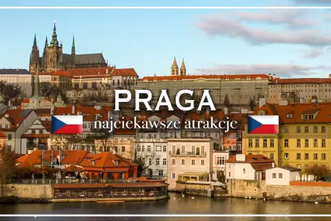 Praga, czad państwo! Widok na zamek i kamienice nad Wełtawą.